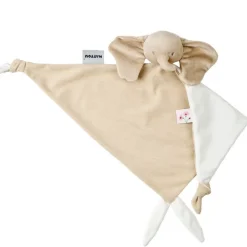 Knuffeldoekje maxi - olifant - ribfluweel - Zand - 60x40 cm