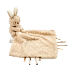 Knuffeldoekje met knuffel konijn - Teddy - Beige