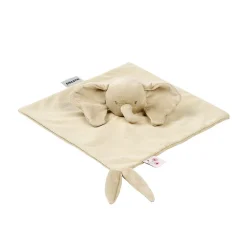Knuffeldoekje olifant - Fanfan- Zand - 27x27 cm