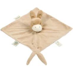 Knuffel doudou Ezeltje Loulou 28x28cm Karamel