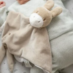 Knuffel doudou Ezeltje Loulou 28x28cm Karamel