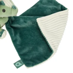 Knuffel doudou in fluweel Carlos de Triceratops