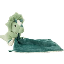Knuffel doudou in fluweel Carlos de Triceratops