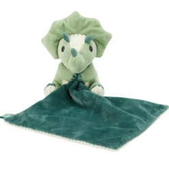 Knuffel doudou in fluweel Carlos de Triceratops