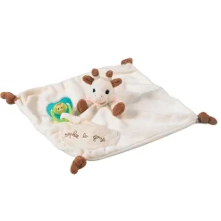 Knuffel doudou Sophie la Girafe met fopspeenketting - Ecru