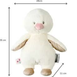 Knuffel eendje - Fanfan - Zand - 30 cm
