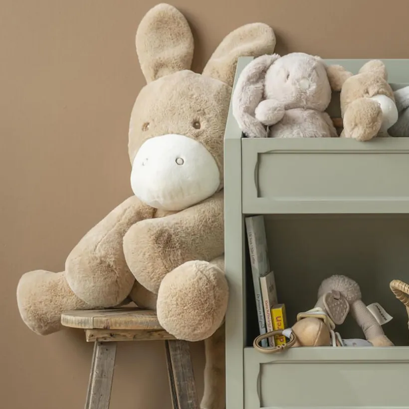 Knuffel Ezel 60 cm Karamel