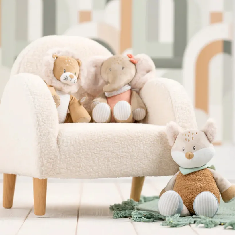 Knuffel - Flo de vos - Munt groen - 32 cm
