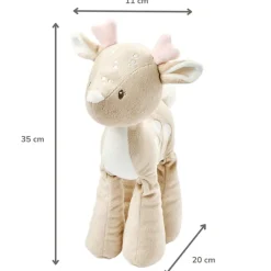 Knuffel hert - Fanfan - Zand - 30 cm