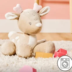 Knuffel hert - Fanfan - Zand - 30 cm