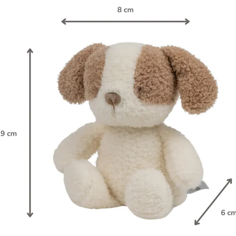 Knuffel hond nachtlamp - Teddy - Vanille