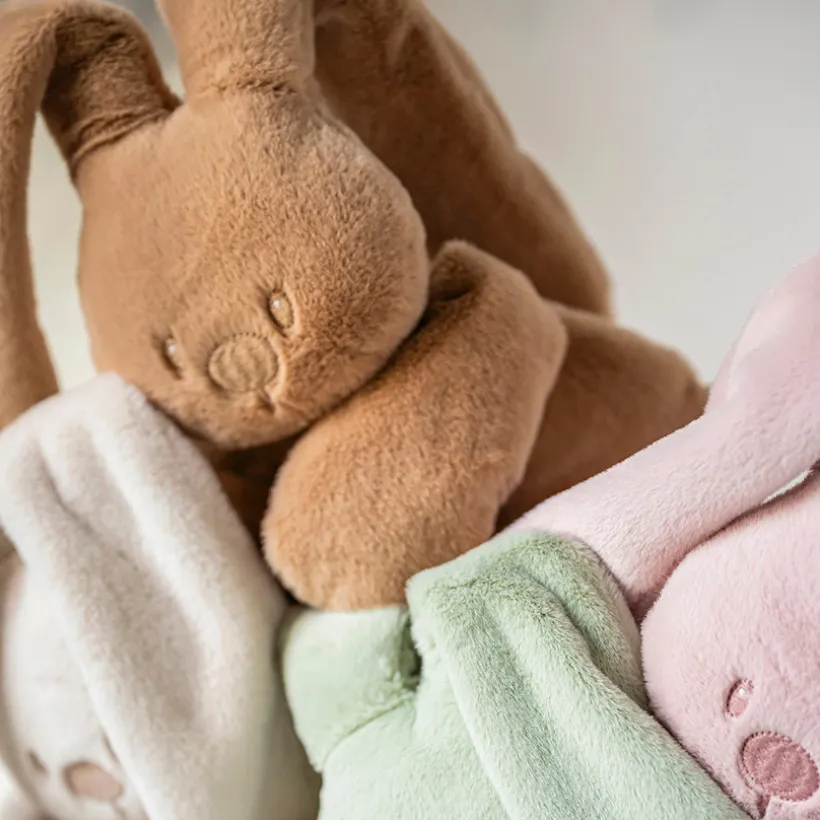 Knuffel Konijn 30 cm Warm Beige