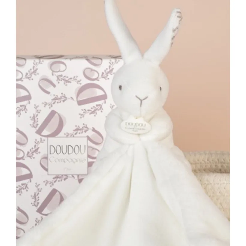 Knuffel Konijndoekje 10cm Wit