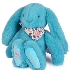 Knuffel Konijn Fleurette 25cm Turquoise