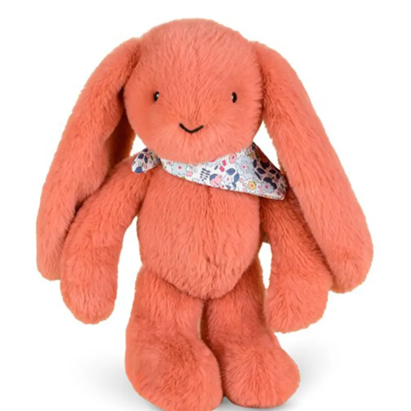 Knuffel Konijn Fleurette 35cm Terracotta