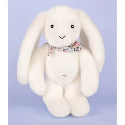 Knuffel Konijn Fleurette 25cm Wit