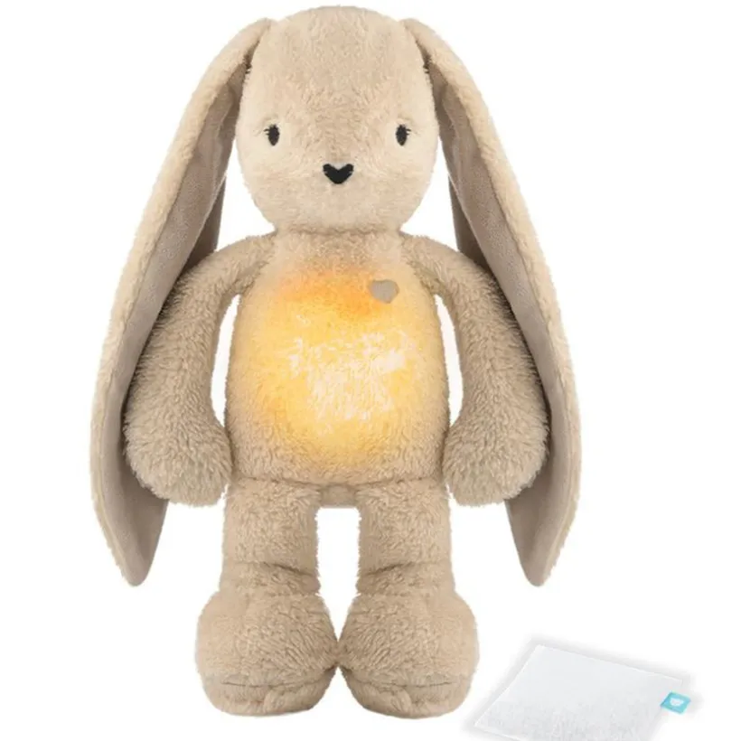 Knuffelkonijn 5-in-1 met natuurlijke warmwaterkruik Beige