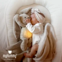 Knuffelkonijn 5-in-1 met natuurlijke warmwaterkruik Beige