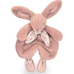 Knuffelkonijntje plat 29cm Poederroze