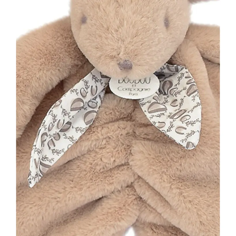 Knuffelkonijntje plat 29cm Zandbeige