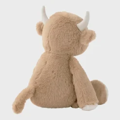 Knuffel Medium 40cm Koe Fluffy Beige