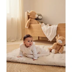 Knuffel Medium 40cm Koe Fluffy Beige