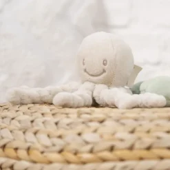 Knuffel met korte haren Octopus Zand