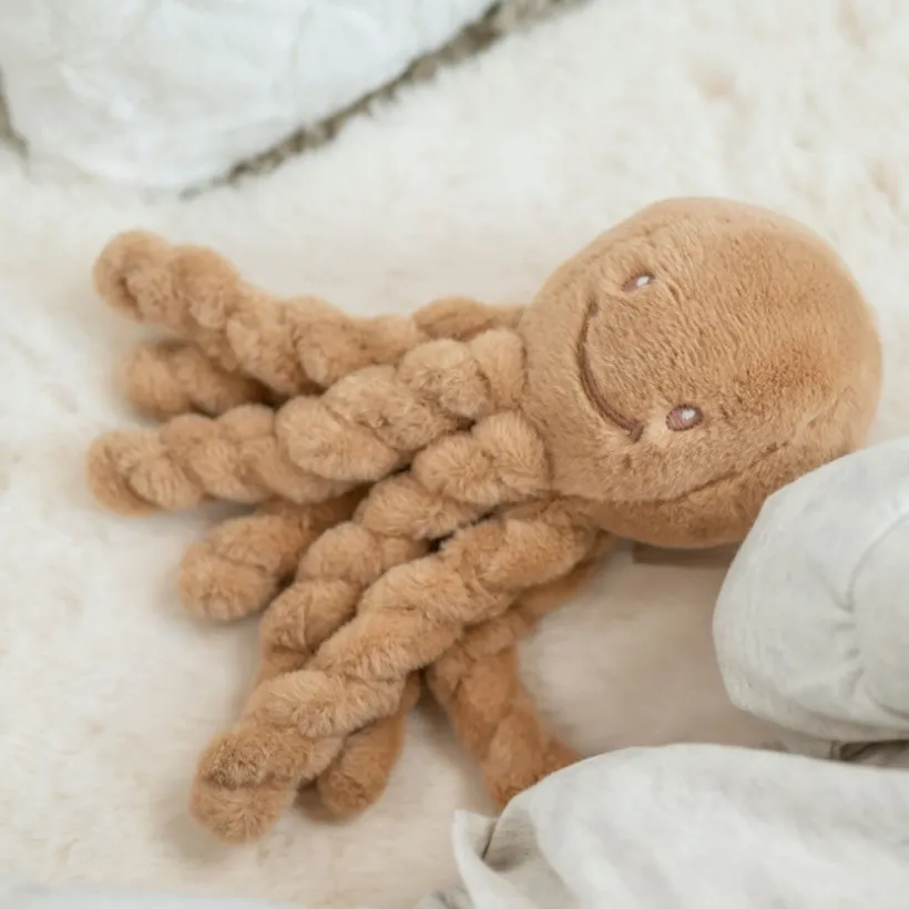 Knuffel met korte haren Octopus Beige Amber
