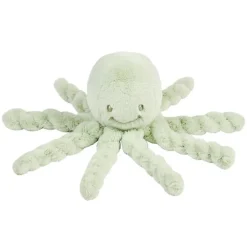 Knuffel met korte haren Octopus Pastelgroen