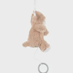 Knuffel mini muziekaal20cm Koe Fluffy Beige