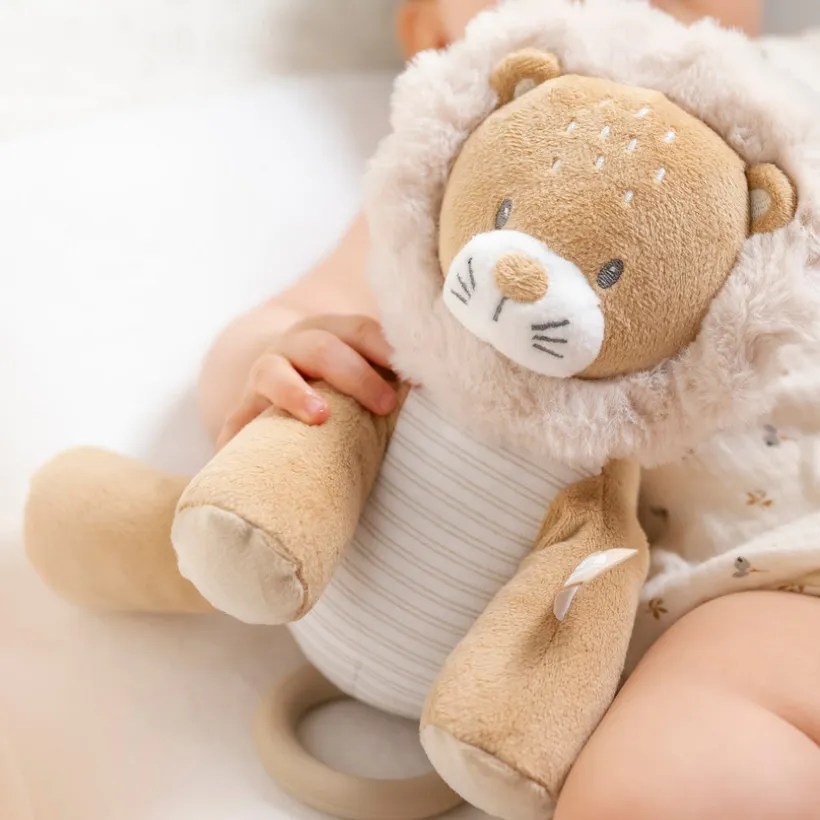 Knuffel muzikaal Lion Ernest 27cm