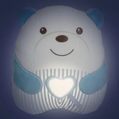 Knuffel nachtlampje Tendre Ourson Blauw