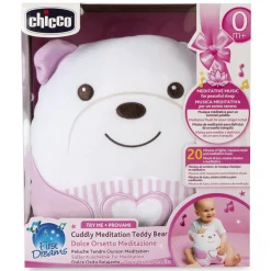 Knuffel nachtlampje Tendre Ourson Roze