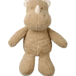 Knuffel - Neushoorn Teddy - Karamel - 30 cm