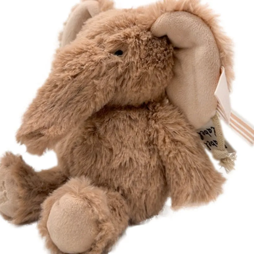 Knuffel Olifant Elly Nougat Maat L