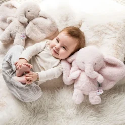 Knuffel olifant - Fanfan - Zand - 30 cm