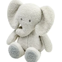 Knuffel - Olifant Teddy -Grijs - 30 cm