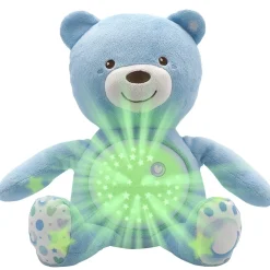 Knuffel projector First Dreams Baby Bear - Blauw
