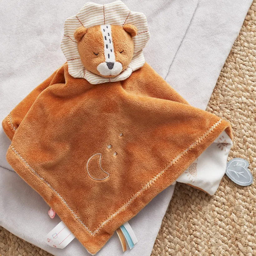 Knuffel Troostdoekje - Babou - Bruin/Wit