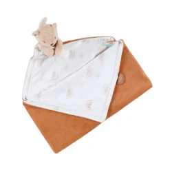 Knuffel - TROOSTDOEKJE - Kendi - Marron/Beige