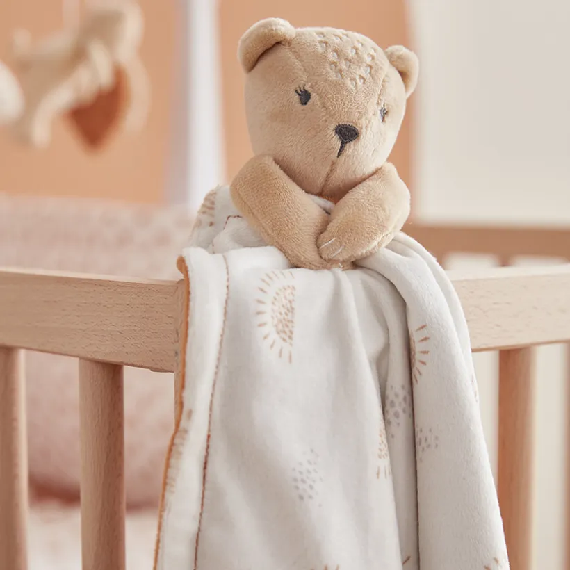 Knuffel - TROOSTDOEKJE - Kendi - Marron/Beige