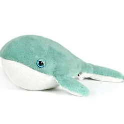 Knuffel Walvis ultra zacht - Blauw/wit 52 cm