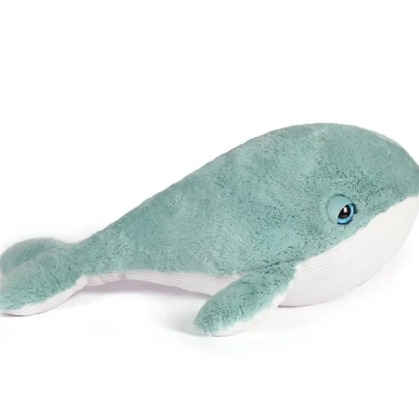 Knuffel Walvis ultra zacht - Blauw/wit 52 cm