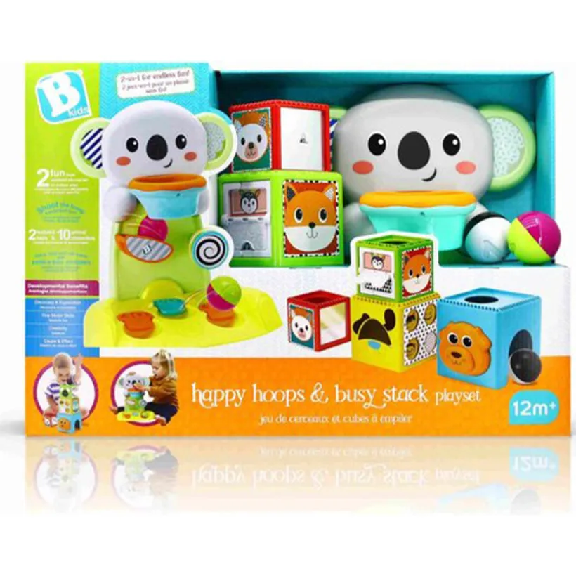 Koala Happy Hoops 2-in-1 ballen en kubussen 12m+