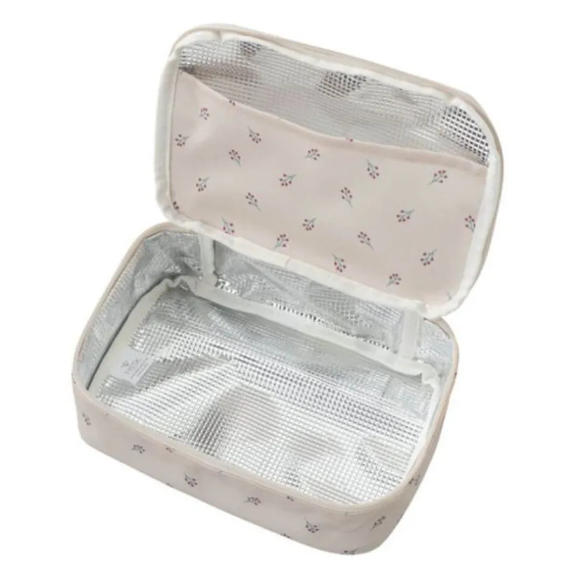 Koeltas lunchbag Berries Beige