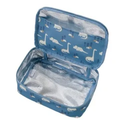 Koeltas lunchbag Dino Blauw