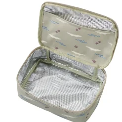 Koeltas lunchbag Krokodil Olijf
