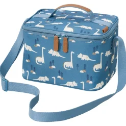 Koeltas lunchbag Large Dino Blauw