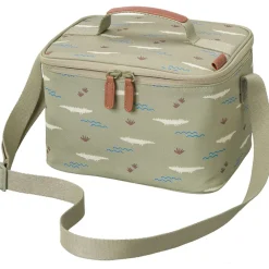 Koeltas lunchbag Large Krokodil Olijf