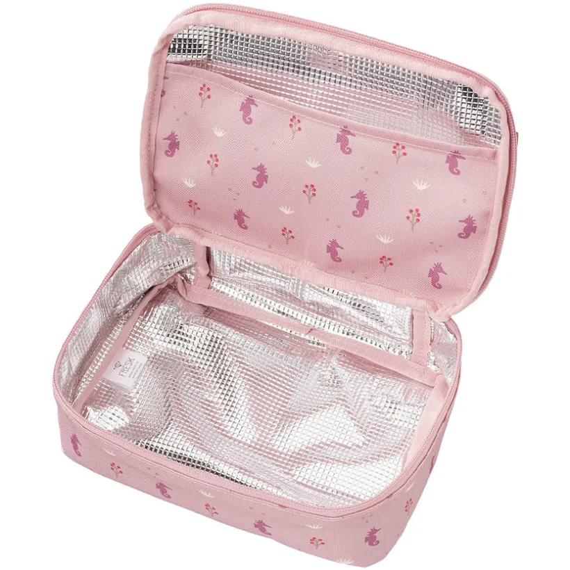 Koeltas lunchbag Zeepaard Roze